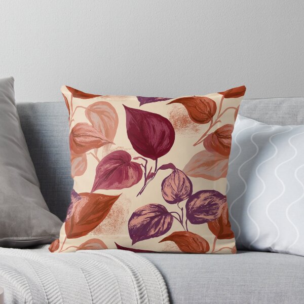 Item preview, Minimalistic Pothos Texture  - Birthday Flower Pattern - Gifts For Sister designed and sold by RoyalStarsPatts.
