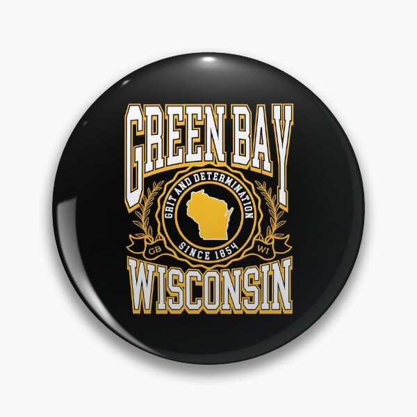 Item preview, Green Bay Wisconsin Heritage Emblem State Pride designed and sold by cerima.