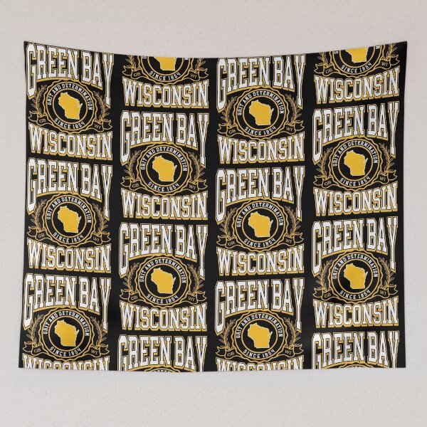Item preview, Green Bay Wisconsin Heritage Emblem State Pride designed and sold by cerima.
