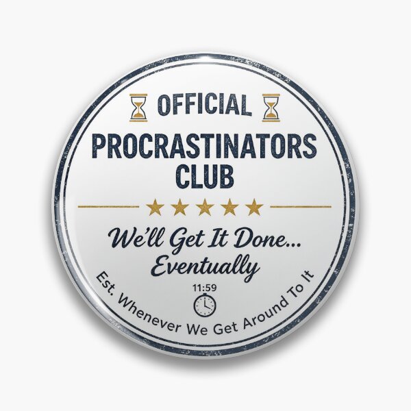 Item preview, Official Procrastinators Club designed and sold by annaartuk.