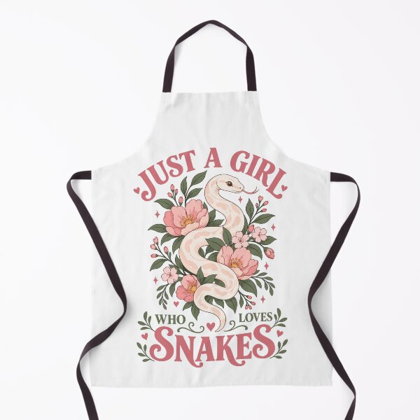 Item preview, Just A Girl Who Loves Snakes designed and sold by roni-harbor.