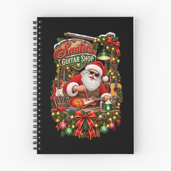 Item preview, Santa's Guitar Shop designed and sold by RockitBaby.