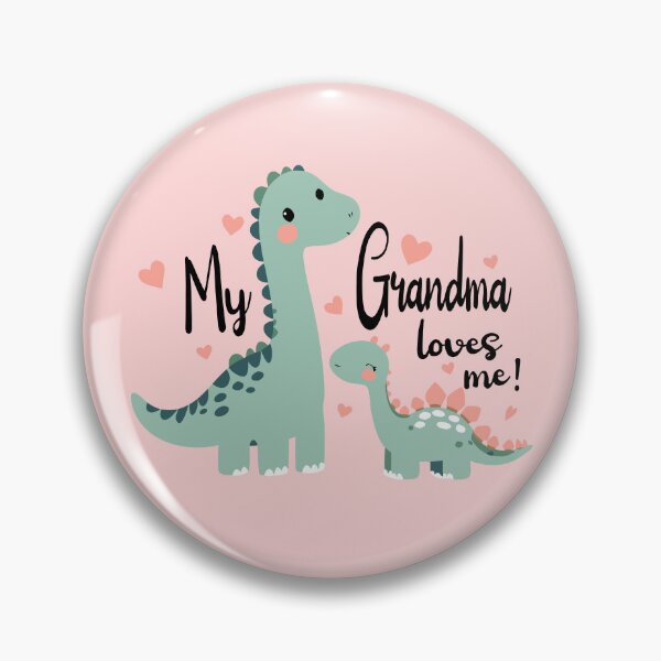 Item preview, Grandma Loves Me Grandchild Dinosaur designed and sold by Colorfulman.