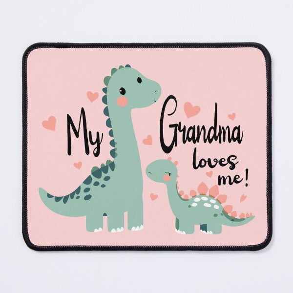 Item preview, Grandma Loves Me Grandchild Dinosaur designed and sold by Colorfulman.