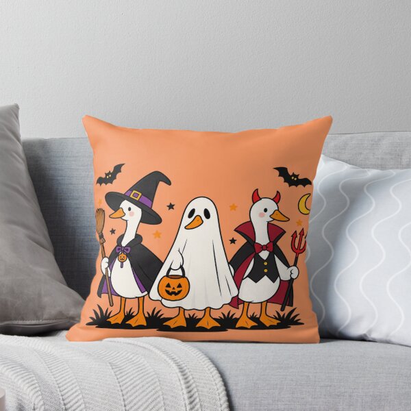 Item preview, Halloween Ducks – Witch, Ghost & Vampire Duck Costume Trio - Funny Spooky Cartoon Duck Illustration designed and sold by littlepiptales.