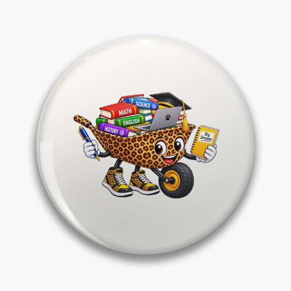 Item preview, Funny Leopard Wheelbarrow Scholar – Back to School Design  designed and sold by annenambiro.