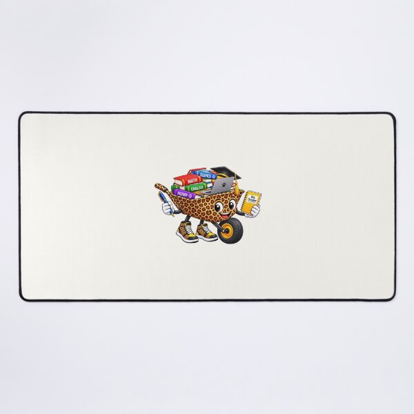 Item preview, Funny Leopard Wheelbarrow Scholar – Back to School Design  designed and sold by annenambiro.