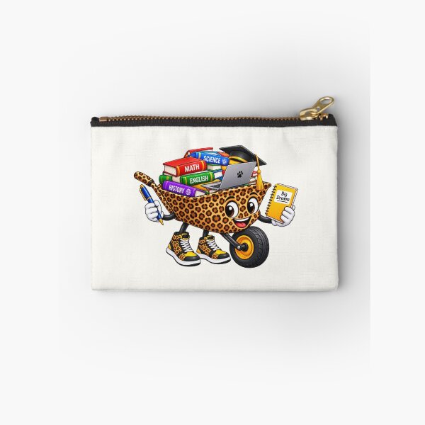 Item preview, Funny Leopard Wheelbarrow Scholar – Back to School Design  designed and sold by annenambiro.