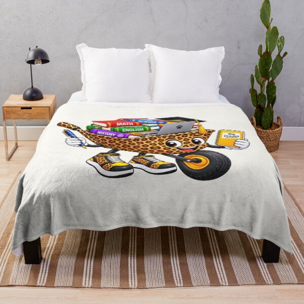 Item preview, Funny Leopard Wheelbarrow Scholar – Back to School Design  designed and sold by annenambiro.