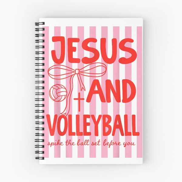 Item preview, Jesus and Volleyball Spike The Ball Pink Bow Coquette designed and sold by Crookedorbit ⭐⭐⭐⭐⭐ .