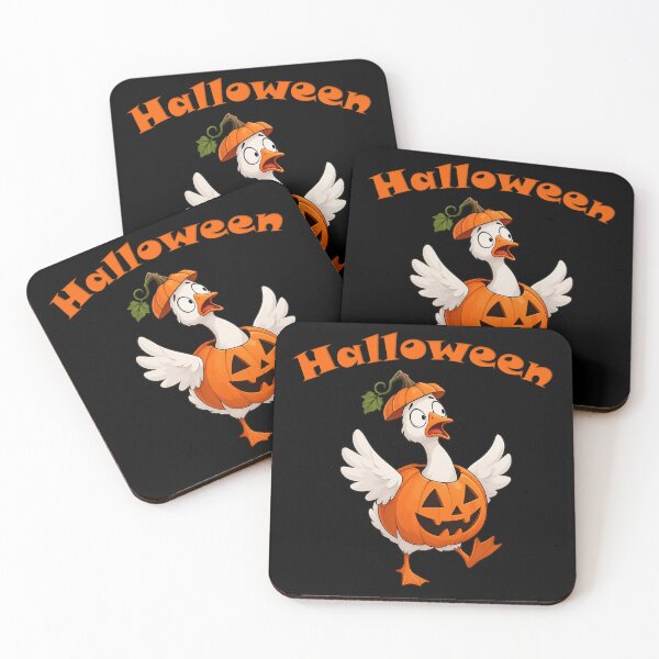 Item preview, Adorable Halloween Goose in Pumpkin Costume designed and sold by littlepiptales.