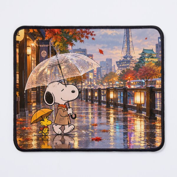 Item preview, Rainy Autumn Stroll in Nagoya designed and sold by katekrystal.