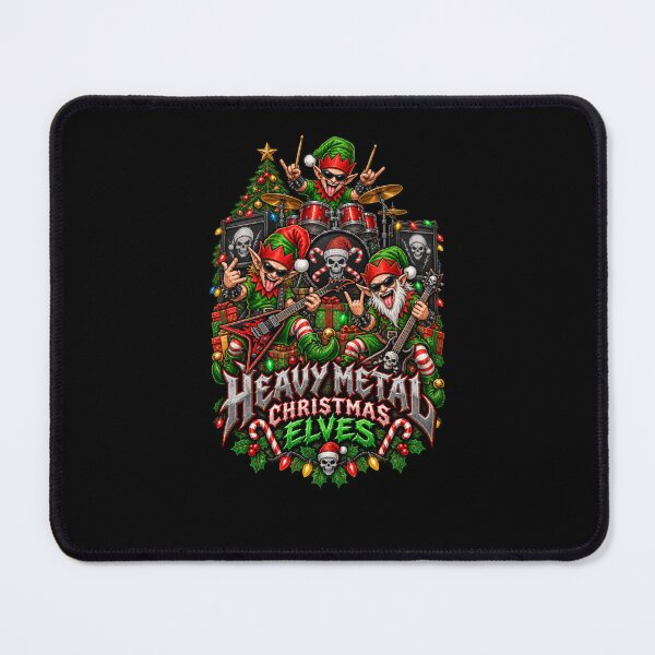Item preview, Heavy Metal Christmas Elves designed and sold by RockitBaby.