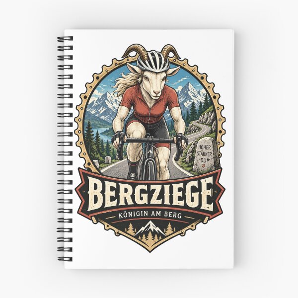 Item preview, Queen of the Mountains – Female Cyclist Gift designed and sold by RennradKunst.