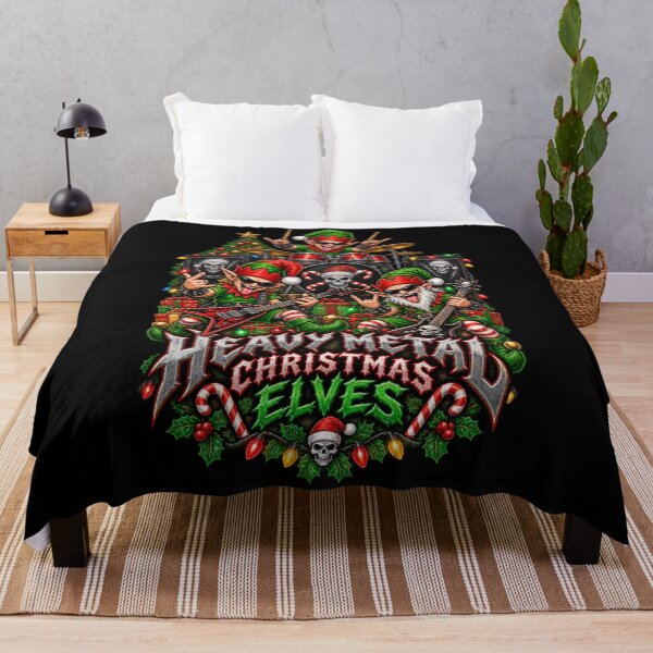 Item preview, Heavy Metal Christmas Elves designed and sold by RockitBaby.