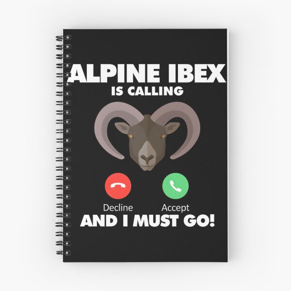 Item preview, My Alpine Ibex is Calling and I Must Go - Animal Lover Nature Design designed and sold by SkinnyOrca.