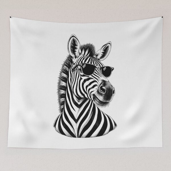 Item preview, Cool Zebra Sunglasses designed and sold by roni-harbor.