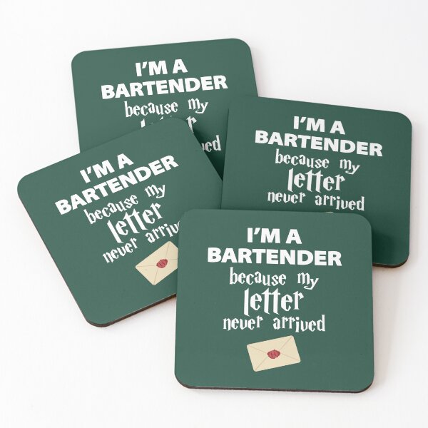 Item preview, I_m a bartender because my wizard letter never arrived designed and sold by NeonHouses.