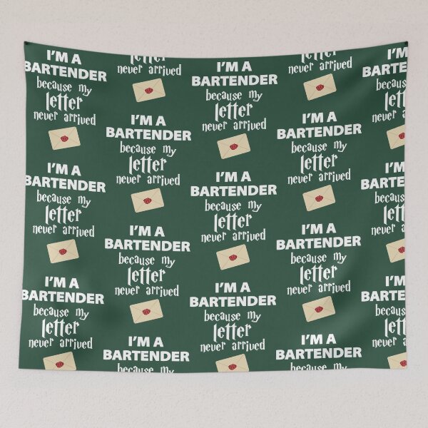 Item preview, I_m a bartender because my wizard letter never arrived designed and sold by NeonHouses.