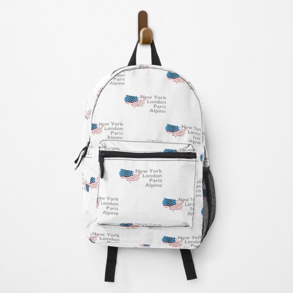 Item preview, New York London Paris Alpine Skyline Artistic Travel Illustration designed and sold by SkinnyOrca.