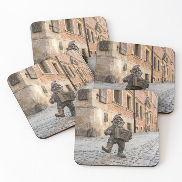Item preview, Gnome Playing Accordion Art Print – Folk Music Gift, Poland Travel Decor designed and sold by Purrfecta.