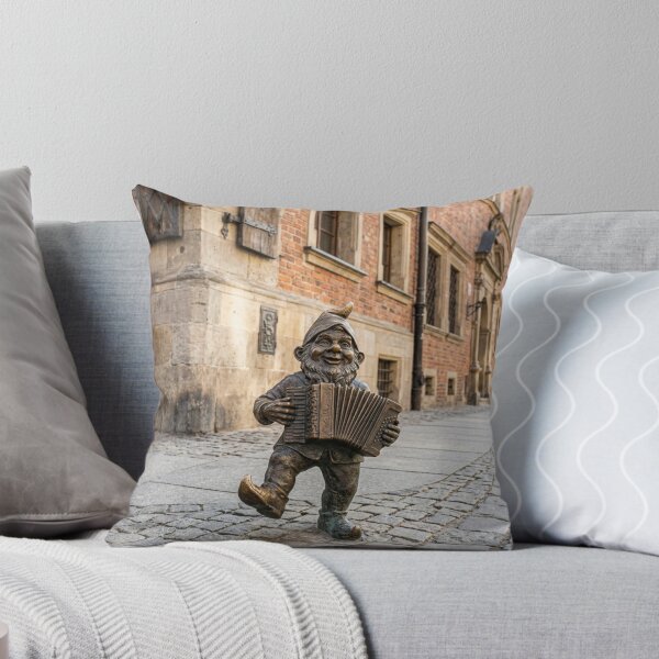 Item preview, Gnome Playing Accordion Art Print – Folk Music Gift, Poland Travel Decor designed and sold by Purrfecta.