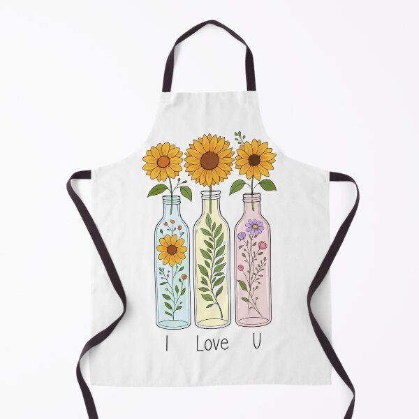 Item preview, sunflower bottle  designed and sold by Borublue.