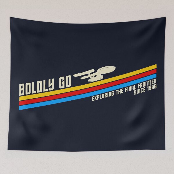 Item preview, Boldly Go Exploring the Final Frontier Since 1966– Retro Sci‑Fi Starship Silhouette (Since 1966) designed and sold by VoglR.
