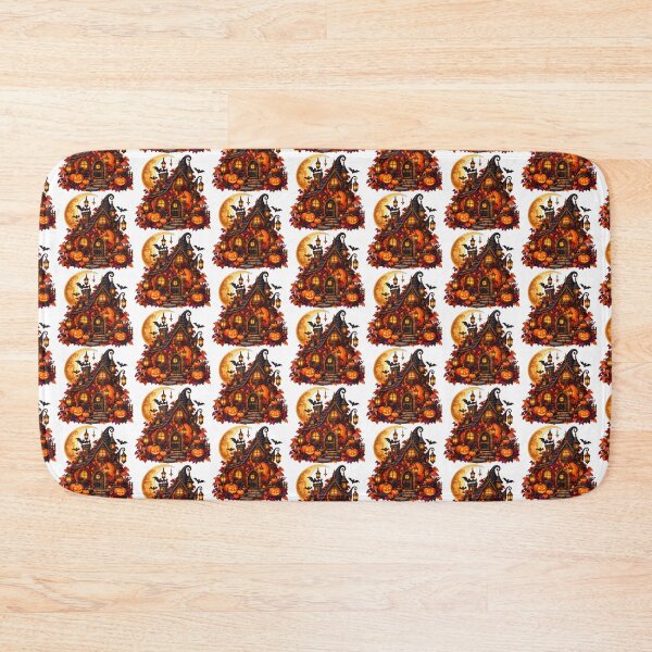 Item preview, Gothic Pumpkin Cottage – Moonlit Halloween Retreat designed and sold by Clothes With Smiling Animals Walt Gral.