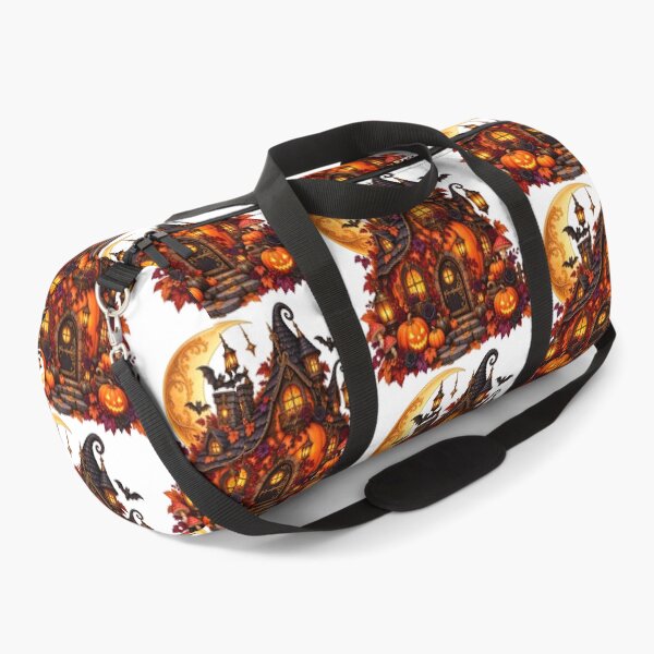 Item preview, Gothic Pumpkin Cottage – Moonlit Halloween Retreat designed and sold by Clothes With Smiling Animals Walt Gral.