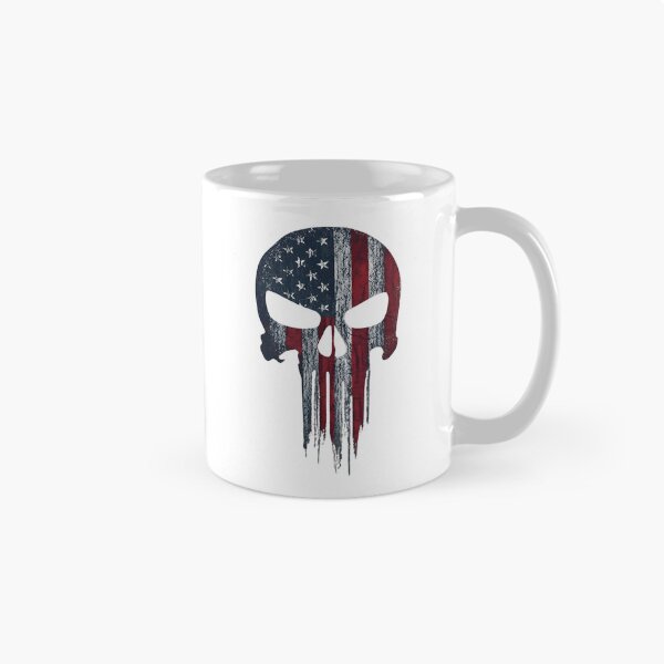 Item preview, American Flag Distressed Tactical Skull designed and sold by calicito.