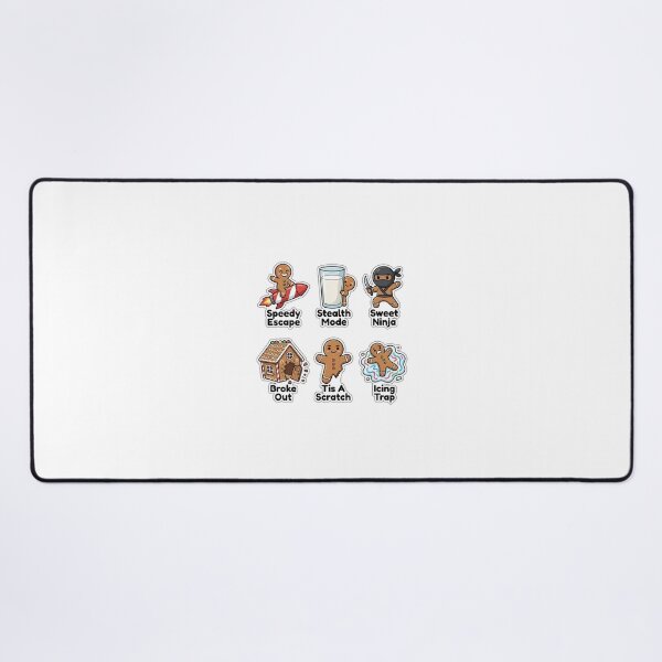 Item preview, Mischievous Gingerbread Escape Sticker Pack - Funny Bakery Puns Bundle designed and sold by SimpleP.
