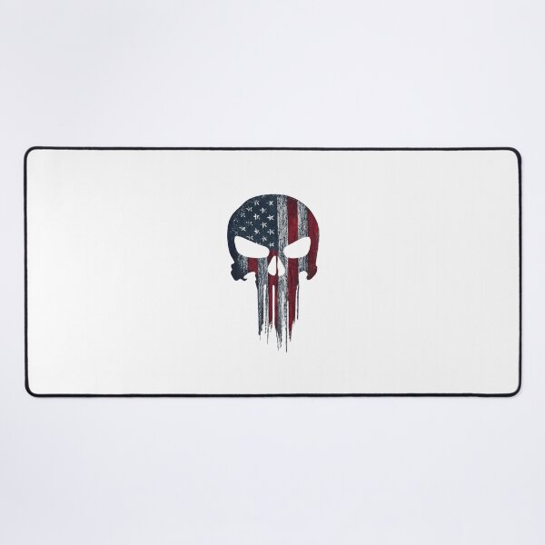 Item preview, American Flag Distressed Tactical Skull designed and sold by calicito.