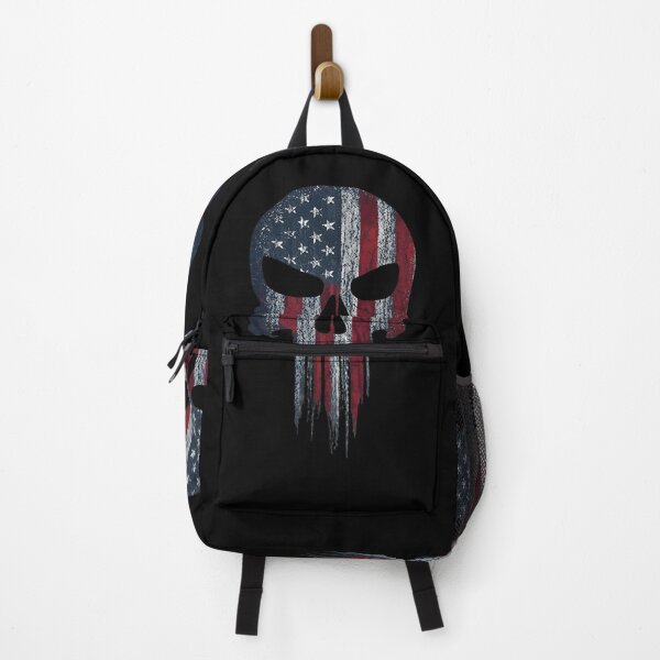 Item preview, American Flag Distressed Tactical Skull designed and sold by calicito.