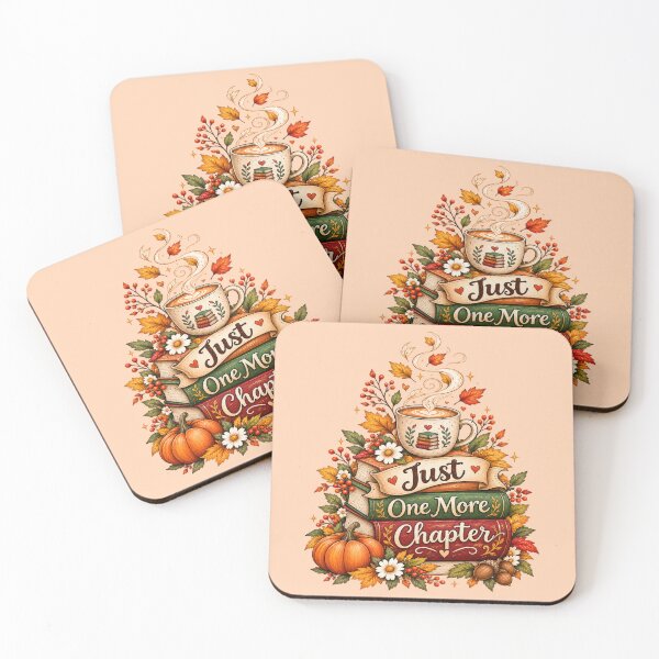 Item preview, Just One More Chapter - Cozy Fall Book Lover Stack designed and sold by NovaNest  Studio.