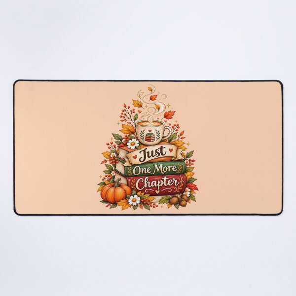 Item preview, Just One More Chapter - Cozy Fall Book Lover Stack designed and sold by NovaNest Studio.