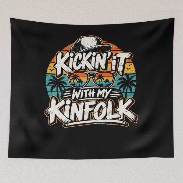 Item preview, Kickin' It With My Kinfolk Family Reunion Vacation designed and sold by drawwiika+44.