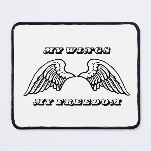 Item preview, My Wings My Freedom - Retro Tattoo Style designed and sold by Beehnah.