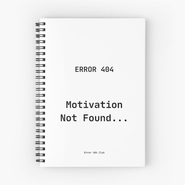 Item preview, Error 404 motivation Not Found Funny Geek Sticker designed and sold by Error 404 Club.