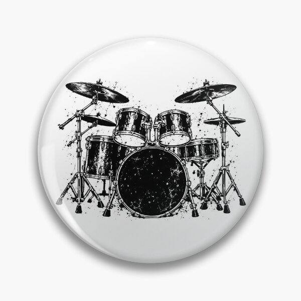 Item preview, Drummer Gear Rock Music Drum Set Graphic designed and sold by roni-harbor.