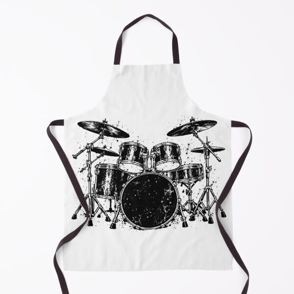 Item preview, Drummer Gear Rock Music Drum Set Graphic designed and sold by roni-harbor.
