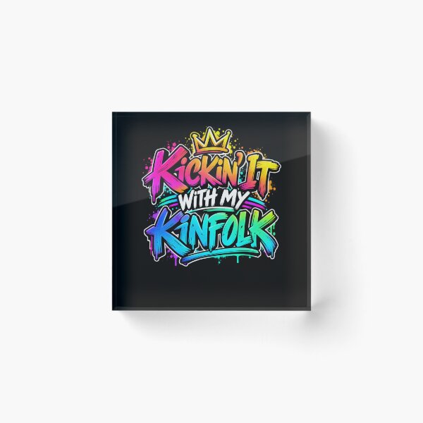 Item preview, Kickin' It With My Kinfolk Family Reunion Gathering Relatives designed and sold by drawwiika+44.