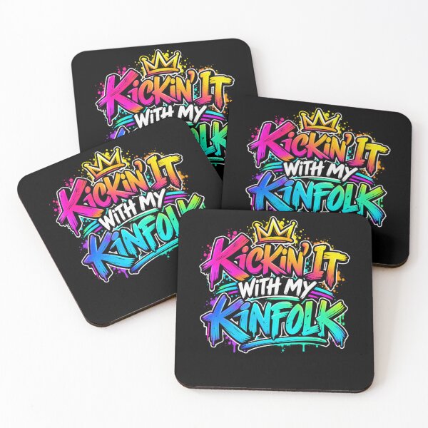Item preview, Kickin' It With My Kinfolk Family Reunion Gathering Relatives designed and sold by drawwiika+44.