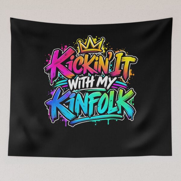 Item preview, Kickin' It With My Kinfolk Family Reunion Gathering Relatives designed and sold by drawwiika+44.