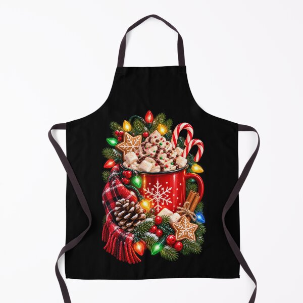 Item preview, Hot Cocoa & Christmas Lights Cozy Holiday Mug Design designed and sold by RockitBaby.