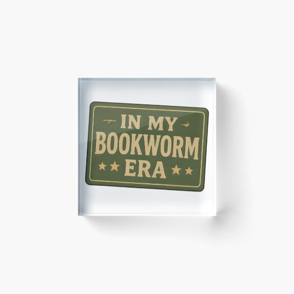 Item preview, In My Bookworm Era - Vintage Reader & Book Lover Design designed and sold by aysenism.