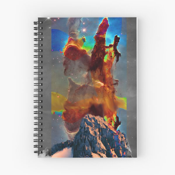 Item preview, :Celestial Mountain Space Collage designed and sold by letoluxa.