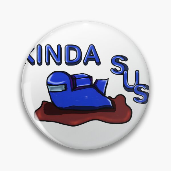 Item preview, Kinda Sus Blue - Playful and Mysterious Character Design designed and sold by Kn0xX.