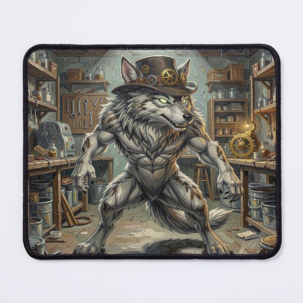 Item preview, Wolf Of The Clockwork Workshop designed and sold by FotoworldEdel.