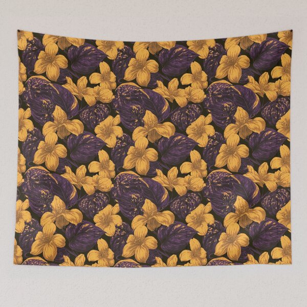 Item preview, Colorful Pothos Flower  - Birth Flower Pattern - Housewarming Gift Ideas designed and sold by RoyalStarsPatts.